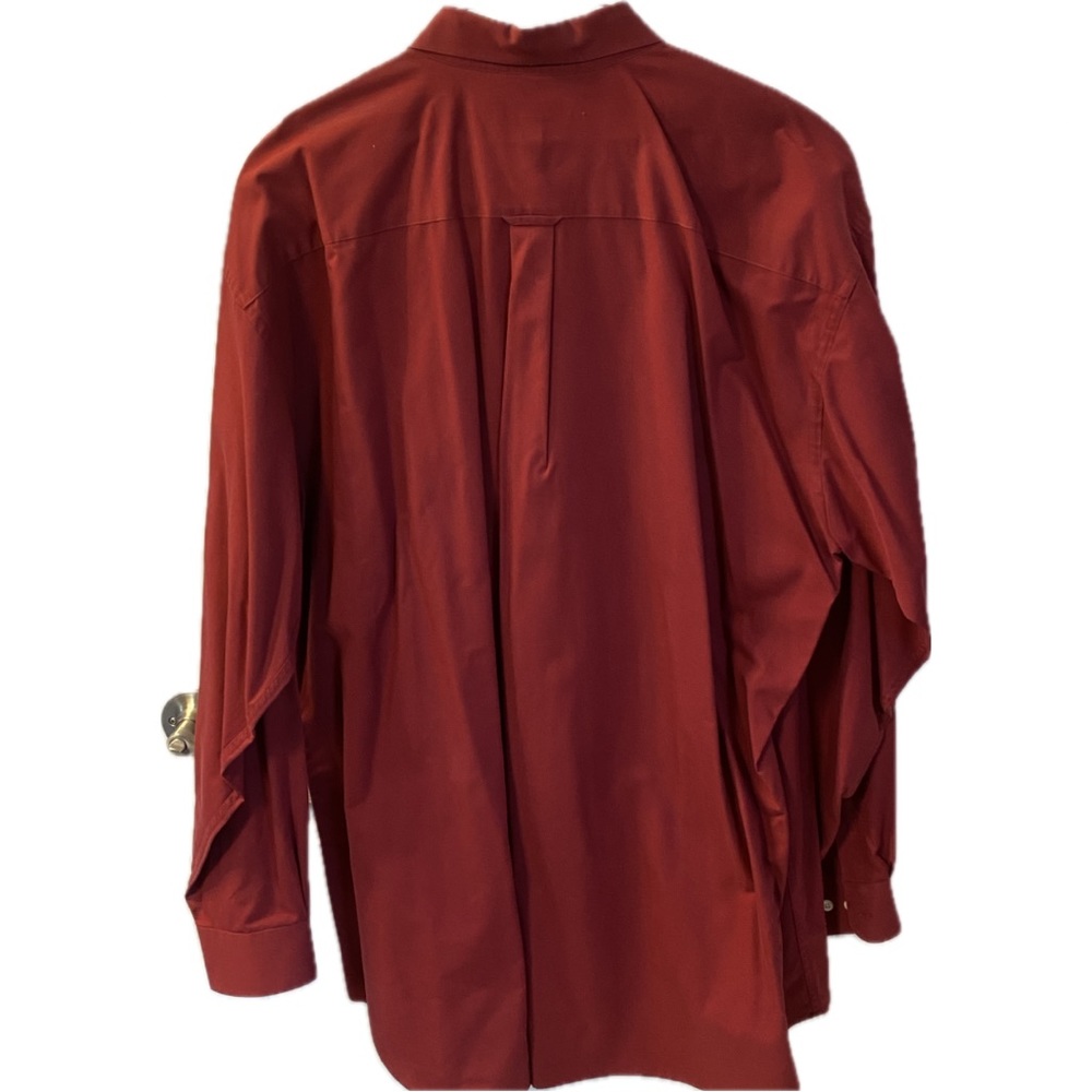 Nordstrom Deep Red Button Down, Xxl, ‘Smartcare’,… - image 2